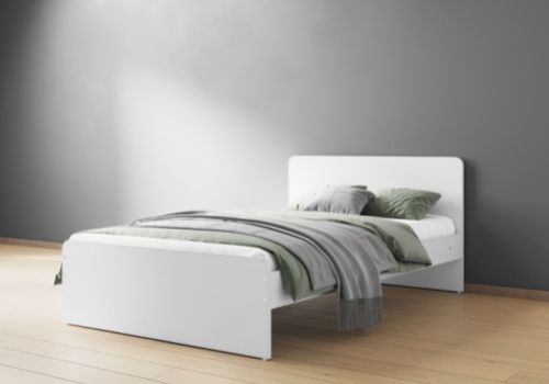 Flair Furnishings Wizard 4ft Small Double White Bed Frame