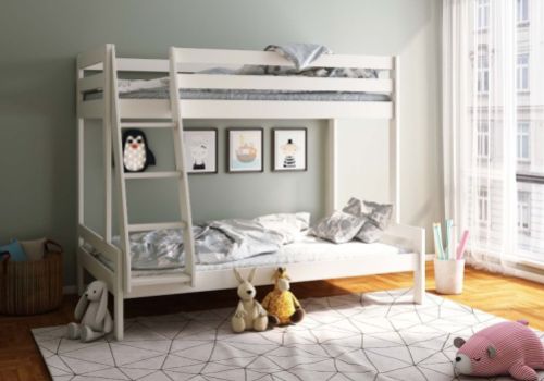 Noomi Nora White Triple Sleeper Bunk Bed