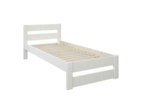 Noomi Tera 3ft Single White Wooden Bed Frame