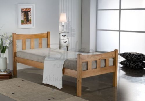 Birlea Miami 3ft Single Pine Wooden Bed Frame