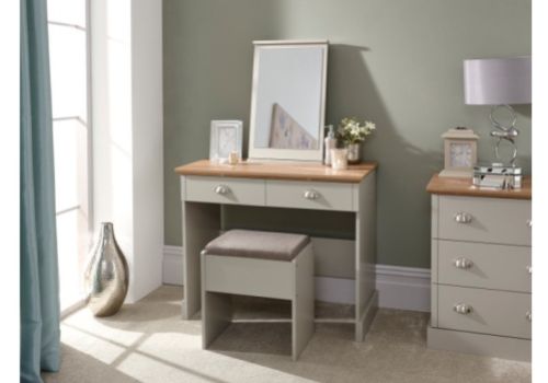 GFW Kendal Dressing Table Set In Grey