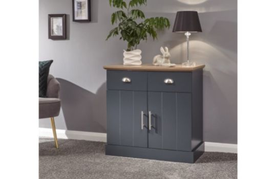 GFW Kendal Compact Sideboard In Slate Blue