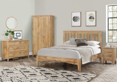 Birlea Hampstead Oak Finish 5ft Kingsize Bed Frame