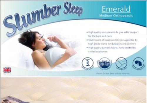 Time Living Slumber Sleep Emerald 4ft Small Double Open Coil Spring Mattress BUNDLE DEAL (3 - 5 Working Day Delivery)