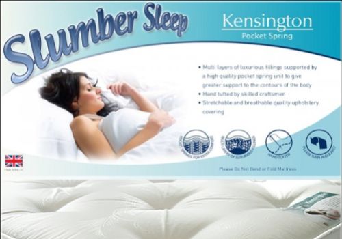 Time Living Slumber Sleep Kensington 4ft Small Double 1000 Pocket Sprung Mattress BUNDLE DEAL (3 - 5 Working Day Delivery)