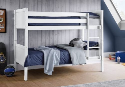 Julian Bowen Bella Surf White Wooden Bunk Bed