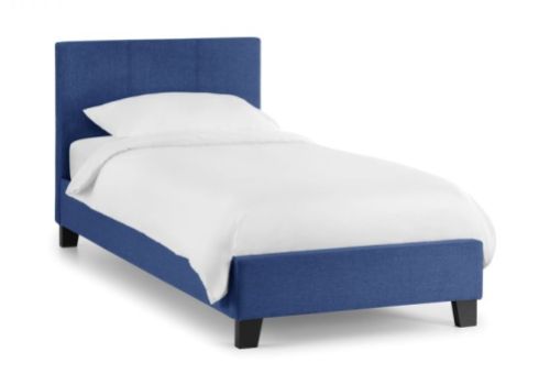 Julian Bowen Rialto 3ft Single Blue Fabric Bed Frame