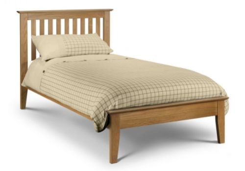 Julian Bowen Salerno 3ft Single Oak Bed Frame