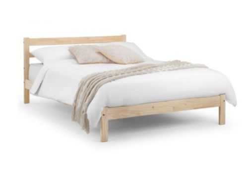 Julian Bowen Sami 3ft Single Wooden Bed Frame In Unfinished Pine