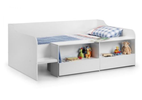 Julian Bowen Stella White Low Cabin Bed Frame