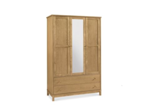 Bentley Designs Atlanta Oak Triple Wardrobe