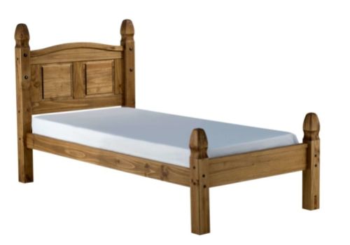 Birlea Corona 3ft Single Pine Bed Frame with Low Footend