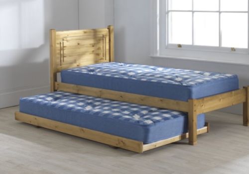 Friendship Mill Vegas 3ft Single Pine Wooden Guest Bed Frame