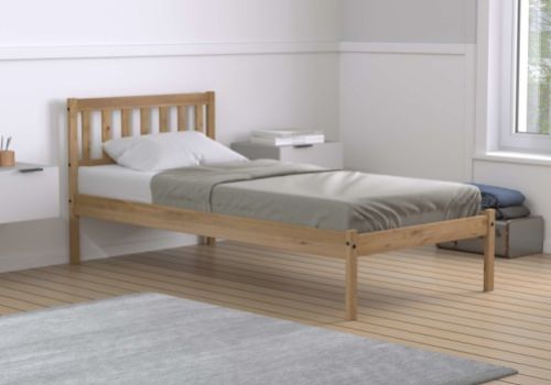 Birlea Lisbon 3ft Single Pine Wooden Bed Frame