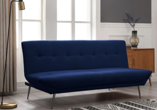 Limelight Astrid Sofa Bed In Navy Blue Fabric