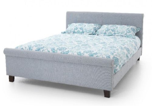 Serene Hazel 4ft Small Double Ice Fabric Bed Frame