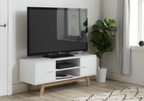 Birlea Shard TV Unit In White