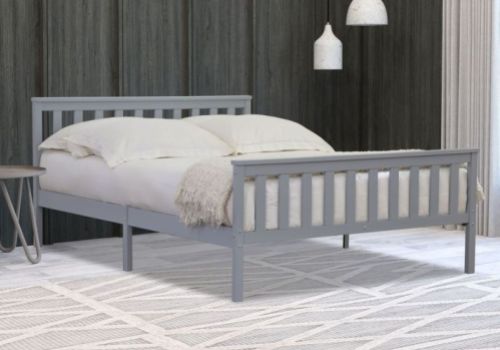 Flintshire Marnel 4ft Small Double Grey Wooden Bed Frame