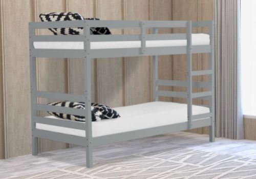 Flintshire Bailey Grey Wooden Bunk Bed