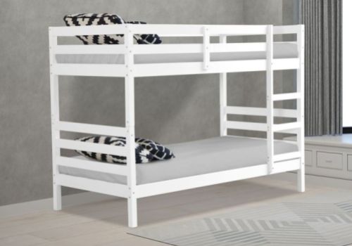Flintshire Bailey White Wooden Bunk Bed