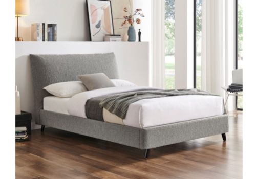 Limelight Luna 5ft Kingsize Dove Grey Boucle Fabric Bed Frame