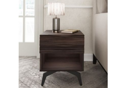 GFW Bantham Lamp Table Dark Walnut