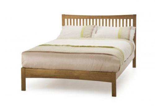 Serene Mya Honey Oak Finish 6ft Super Kingsize Wooden Bed Frame