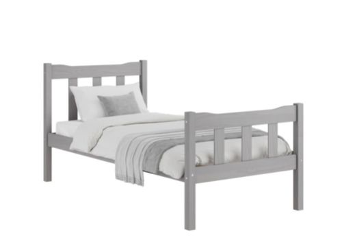 LPD Havana 3ft Single Grey Wooden Bed Frame