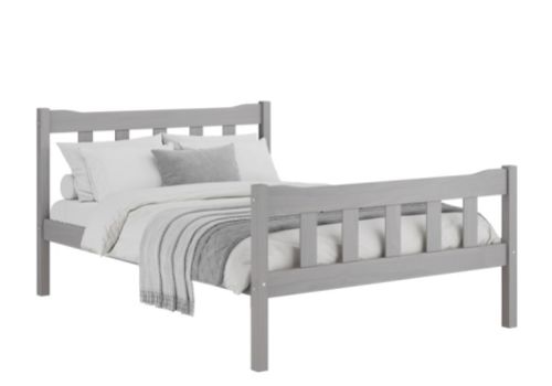 LPD Havana 5ft Kingsize Grey Wooden Bed Frame