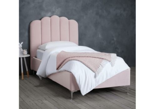 LPD Willow 3ft Single Pink Fabric Bed Frame