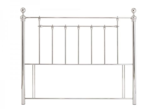 STORE CLEARANCE Benjamin 4ft Small Double Nickel Metal Headboard