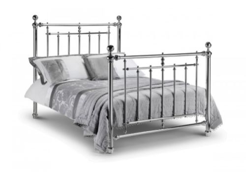 Julian Bowen Empress 5ft King Size Chrome Metal Bed Frame