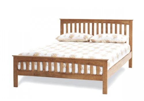Serene Amelia 6ft Super Kingsize Oak Finish Wooden Bed Frame