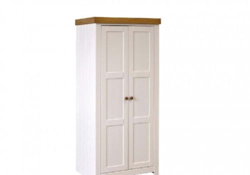 Core Capri White 2 Door Wardrobe