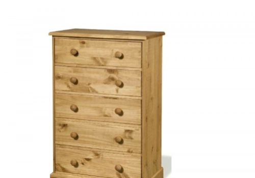 Core Cotswold 5 Drawer Pine Chest