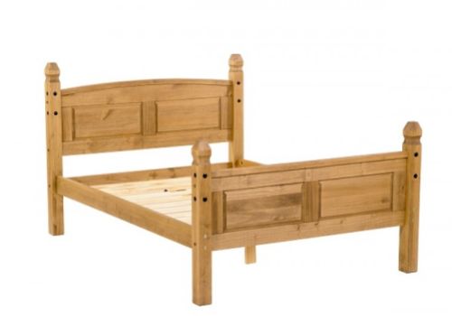 Core Corona 5ft Kingsize Pine Wooden Bed