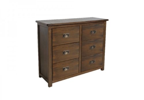 Core Boston 3 + 3  Drawer Wide Chest