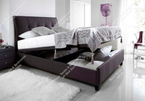 Kaydian Accent 6ft Super Kingsize Slate Ottoman Storage Bed