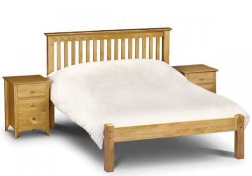 Julian Bowen Barcelona Low Foot End Pine 4ft6 Double Wooden Bed