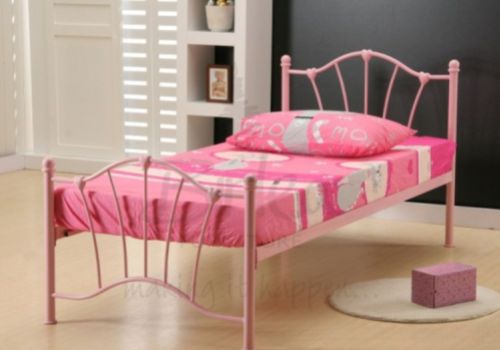 Birlea Sophia 3ft Single Pink Metal Bed Frame