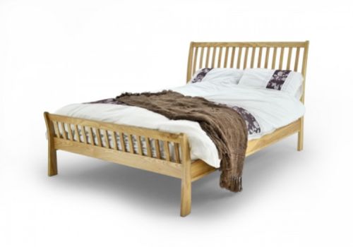 Metal Beds Ashton 4ft6 (135cm) Double Oak Bed Frame