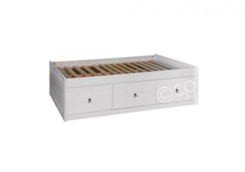 Core Corona Whitewashed Pine Cabin Bed