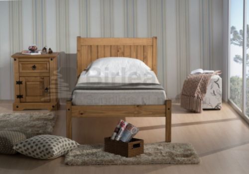 Birlea Rio 3ft Single Pine Wooden Bed Frame
