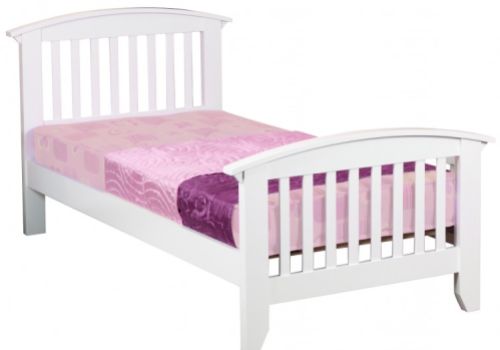 Sweet Dreams Ruby White 3ft Single Bed Frame