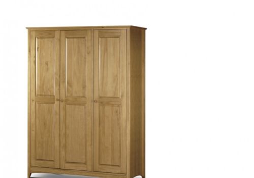 Julian Bowen Kendal Pine 3 Door Wardrobe