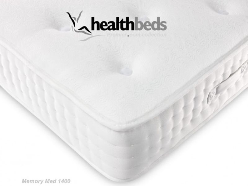 Healthbeds Memory Med 1400 2ft6 Small Single Mattress