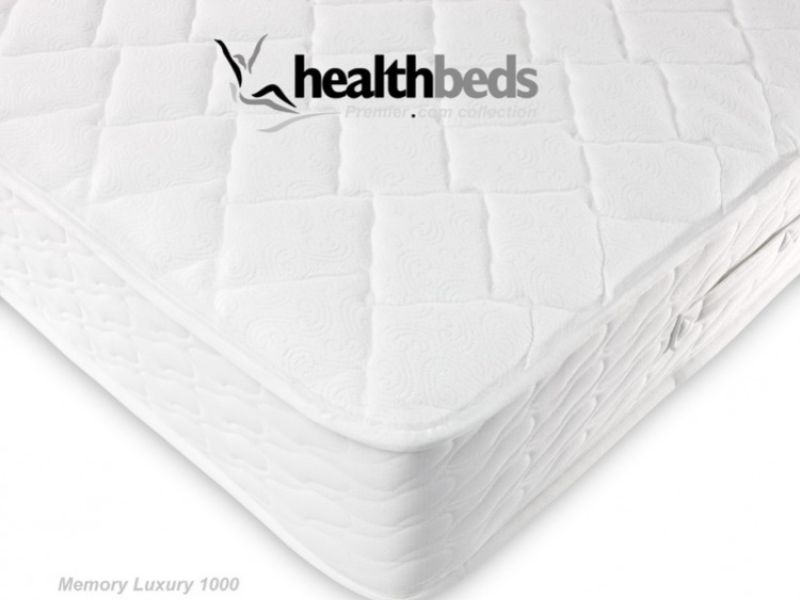 Healthbeds Memory Luxury 1000 3ft Single Mattress