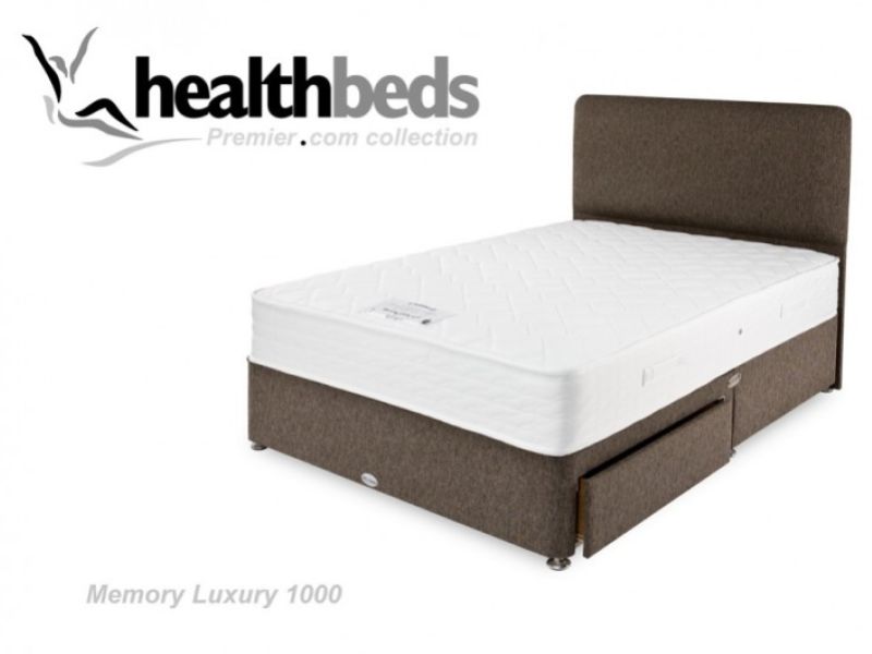 Healthbeds Memory Luxury 1000 3ft Single Bed