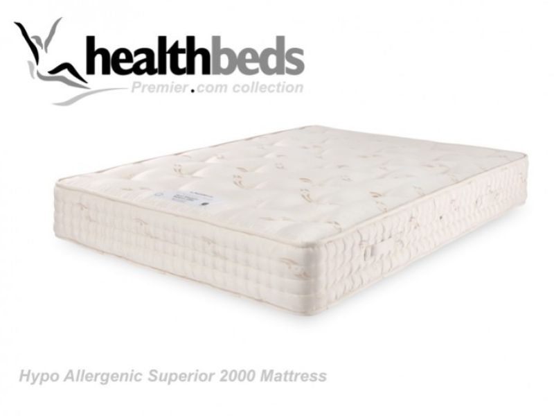 Healthbeds Hypo Allergenic Superior 2000 Pocket 2ft6 Small Single Mattress