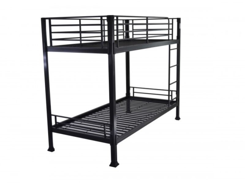 Metal Beds Black Metal No Bolt Bunk Bed